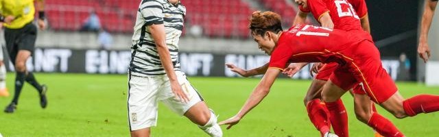 天天看球-射门1比23控球24% 国足选拔队造中韩交锋最惨失利