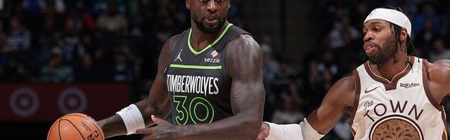 天天看球-兰德尔18+7戈贝尔15+17 森林狼主场大胜复仇勇士